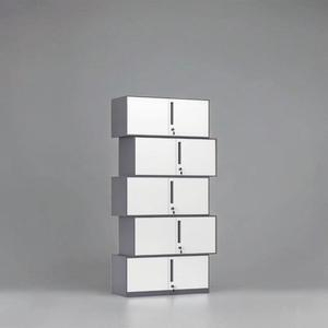 ตู้จัดระเบียบเอกสารพร้อมล็อคระบบจัดเก็บไฟล์โลหะเหล็กสำนักงานพร้อมประตูที่ปลอดภัยและชั้นวางของความจุสูง - Product Image 2