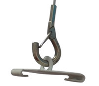 Kit de fixation pour éclairage sur rail en plafond suspendu, avec clip en T, en métal durable, pour bureau et usage commercial intérieur
