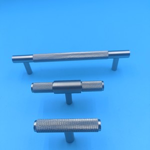 T-Shaped Brass Cabinet Drawer Handle Minimalist Design Durable Furniture Hardware - Product Image 1