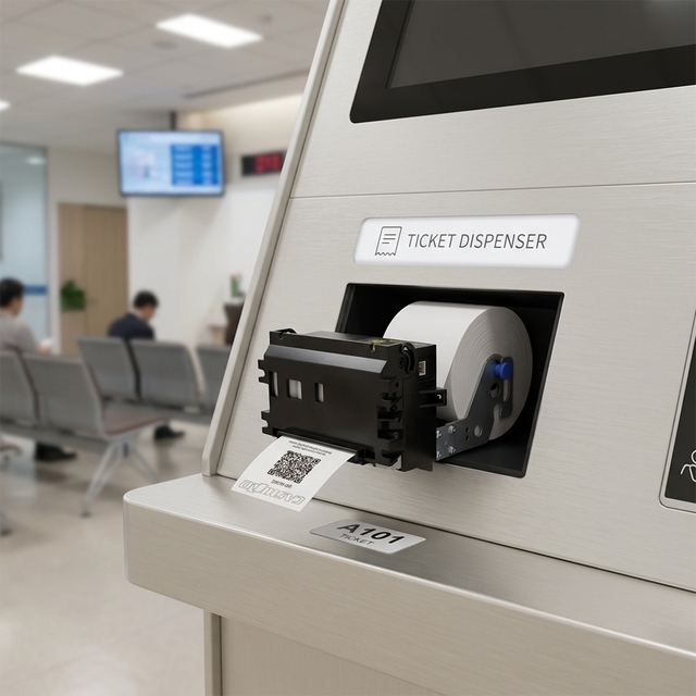 CASHINO KP-628E 58mm Compact Kiosk Thermal Ticket Receipt Printer for Queue Management System