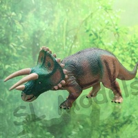 Modelo de Dinosaurio Triceratops Suave |   Diseño Realista de Alta Calidad |   Certificado de Seguridad |   Juguete de Maternidad para Niños |   Unisex |   SL
