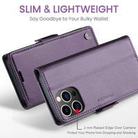 CaseMe Charge sans fil pour iPhone 16 Pro Max Etui de téléphone RFID Accessoires magnétiques Carte pour iPhone 17 16 Pro Max 15 14 13 12 Etui