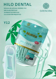 Hilo Dental Menta 200 Pieces Mint Flavored Flossers Dental Care - Product Image 3