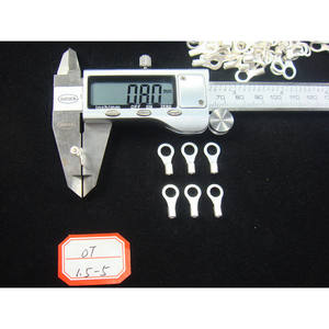 Terminales de anillo Han Yi Ot1.5-5 de cobre puro con grosor de 0.8 mm para electrónica e ingeniería eléctrica - Product Image 1