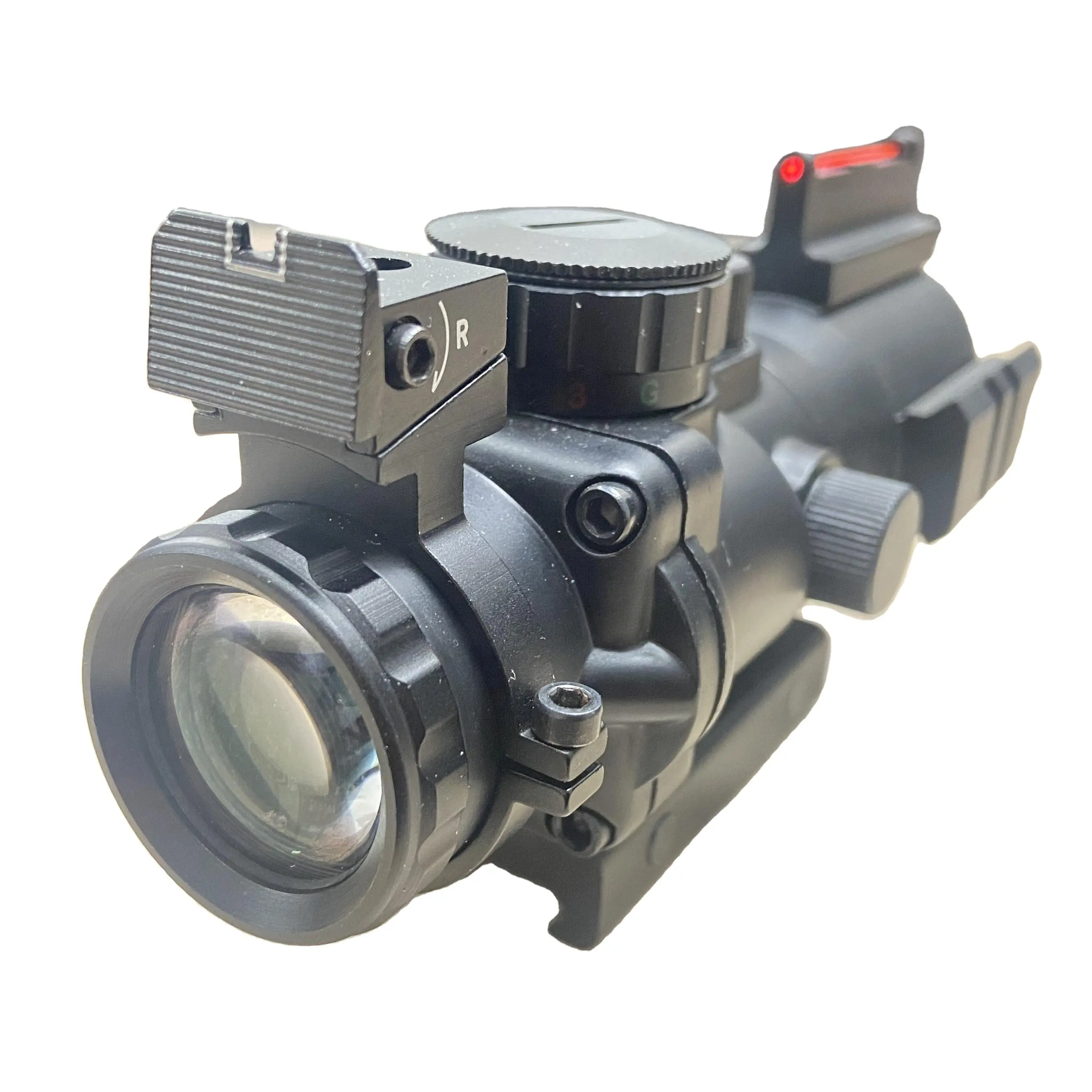 Prosun 4x32 Cross Reflex Sight Caza Óptica Scope Red Dot 1x40 552 Red Dot Lupa Fibra Óptica Red Dot Sight