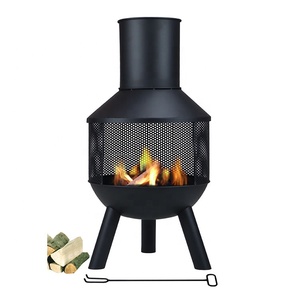 Fire Pit Manufacturers Wood for Burning <strong>Garden</strong> Portable Steel <strong>Chimney</strong> Outdoor Wood Burn <strong>Chimney</strong> for All Season Keep Warm - Product Image 1