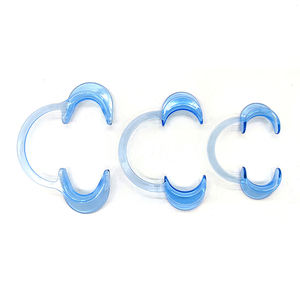 Écarteur de lèvres orthodontique jetable en plastique rose type c ouverture de la bouche blanchiment des dents écarteur de joue dentaire - Product Image 1