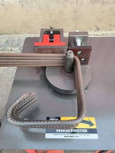 Máquina semiautomática para doblar estribos de <span class=keywords><strong>acero</strong></span>/ferrocemento, dobladora de aros circulares en espiral para construcción, máquina dobladora de hierro - Product Image 5