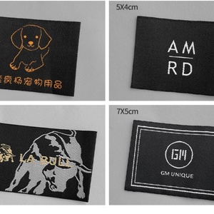 Étiquette tissée personnalisée avec logo, en polyester et coton, pour vêtements, patchs à coudre sur les vêtements, pour sacs, étiquettes principales lavables pour vêtements - Product Image 2