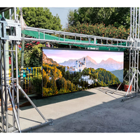 Écran LED vidéo mural extérieur couleur pleine résolution P4.81 500*1000mm de haute qualité pour location d'événements, assemblage sans soudure