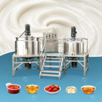 Homogénéisateur émulsifiant automatique sous vide ORME pour la fabrication de crème pour les mains, de shampoing, de mayonnaise alimentaire, cuve de mélange
