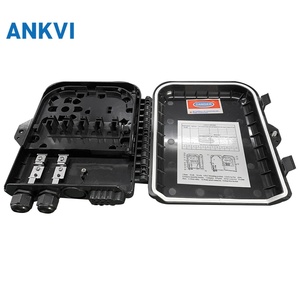 Boîtier de distribution de fibre optique 8 cœurs en ABS noir, étanche IP65, pour montage mural FTTH FTTx, boîtier de terminaison optique - Product Image 6