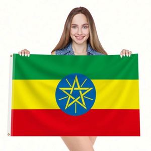 ธงชาติแบบกำหนดเองพร้อมโลโก้ขายส่ง - ธงชาติจากทุกประเทศ ทำจากโพลีเอสเตอร์ ขนาดตามสั่ง - Product Image 5