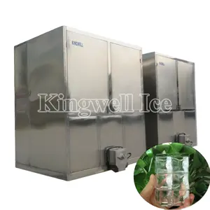 Máquina comercial de cubos de gelo com refrigeração a ar, máquina industrial de fazer gelo para venda