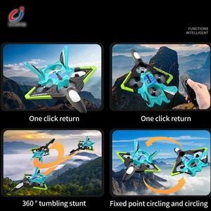 Chengji RC máy bay chiến đấu diễn viên đóng thế cán lơ lửng trọng lực cảm biến đài phát thanh điều khiển bốn trục RC máy bay chiến đấu máy bay phản lực - Product Image 3