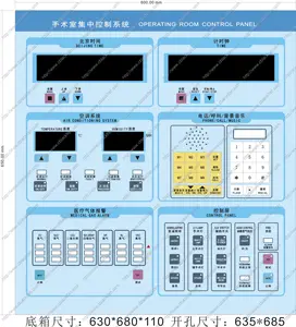 Hospital Operation Room Control Panel Medical Modular OT Control Panel