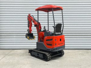 Mini-excavatrice sur chenilles à commande précise, excavatrice <span class=keywords><strong>hydraulique</strong></span> de 1,2 tonne, petite excavatrice pour travaux de jardinage et d'agriculture - Product Image 3