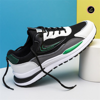 Chaussures de sport décontractées pour hommes, nouvelle collection été, haute qualité, en PU et maille respirante, pour la course à pied