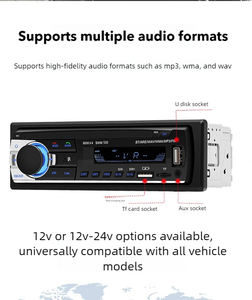 Xu hướng nóng JSD-520 MP3 xe Stereo USB AUX MP3 máy nghe nhạc xe Băng kép USB xe Màn hình MP5 hiển thị xe Stereo đài phát thanh MP3 Máy nghe nhạc - Product Image 5
