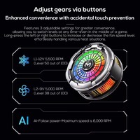 Refroidisseur de téléphone magnétique à semi-conducteurs MEMO CX26 Ultra 30W haute puissance avec affichage de la température pour les joueurs de PUBG Mobile