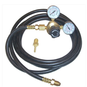 ตัวควบคุมแรงดันก๊าซอาร์กอน CO2 รุ่น CGA580 แบบสองเกจ สำหรับเชื่อม MIG TIG - Product Image 5