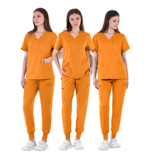 Advanced Moisture-Wicking Medical Uniforms | Precision V-Neck Scrubs 42118 | NiaaHinn OEM Ready Stock or &amp; Surgical <strong>Suites</strong> - Product Image 4