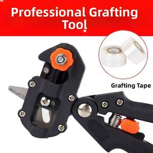 Cuchillo de Podar de Grado Industrial DD2873, Kit de Herramientas para Injertos de Árboles en V/U, Empuñadura Antideslizante, Cuchillas de Repuesto de Acero - Product Image 5