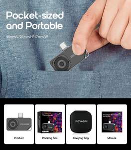 מצלמת תרמית ברזולוציית סופר-אינפרא אדום 512x384 -4 ℉   עד 842 ℉   טווח טמפ' תואם למכשירי IOS ואנדרואיד - Product Image 5