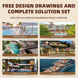 كراسي استرخاء للحدائق والفناء وحمامات السباحة، كراسي شمسية خارجية للفيلات والمنتجعات والشواطئ، أثاث خارجي للفنادق، كراسي استرخاء للحدائق - Product Image 6