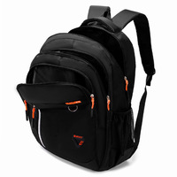 Sac à dos étudiant unisexe en tissu Oxford imperméable grande capacité avec logo personnalisé, idéal pour ordinateur portable et affaires, vente chaude