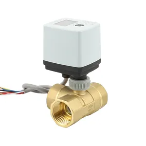 Comfort Furniture DN25 Hydro Valve Brass and Plastic Ball Valve with DC24V Electric Fire Actuator ODM Supported