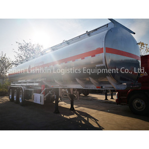 Semirremolque Cisterna de Acero Inoxidable 304 de 45m, Certificado <span class=keywords><strong>ADR</strong></span>, Resistente a la Corrosión, 3 Ejes, 30t de Carga Útil Máxima, para Transporte de Combustible - Product Image 4
