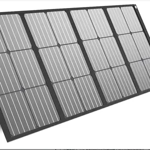 단결정 실리콘 셀 120W ETFE 통합 적층 태양 전지 패널 18V 6.66A 접이식 태양 전지 패널