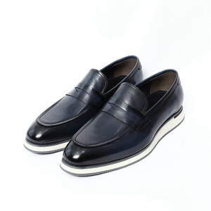 New <b>style</b> fashionable casual men's leather <b>shoes</b> with breathable design for outdoor <b>walking</b> and anti-slip leather for men - Product Image 1