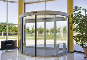 Puerta corrediza curva de nuevo estilo del fabricante Shanghai PAD, puerta automática de cristal para patio inferior y espacios de ocio. - Product Image 3