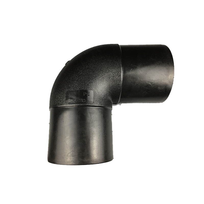 Заводские продажи SDR11 газ стыковой слив 90 градусов колено для hdpe трубы