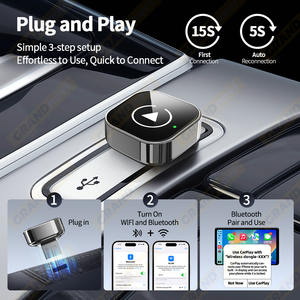 <span class=keywords><strong>Adaptateur</strong></span> CarPlay 2 en 1 JMC <span class=keywords><strong>pour</strong></span> CarPlay filaire vers sans fil universel, Android Auto, <span class=keywords><strong>adaptateur</strong></span> USB vers CarPlay sans fil, <span class=keywords><strong>musique</strong></span> BT - Product Image 5