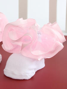 뜨거운 판매 발목 짧은 면 아기 소녀 클래식 캔디 컬러 레트로 레이스 프릴 키즈 공주 양말 - Product Image 2