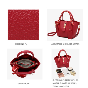 กระเป๋าสะพายไหล่หนัง PU สไตล์เรโทรสำหรับผู้หญิง พร้อมสายสะพายถอดได้ กันน้ำ ความจุกะทัดรัด แฟชั่น - Product Image 5