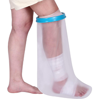 Protège-plâtre imperméable réutilisable pour jambe entière, idéal pour la douche et le bain, convient aux fractures, aux attelles et aux bandages