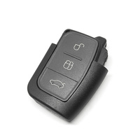 3 Buttons ABS Vehicle Black Car Key Shell Fob Locksmith Auto Replacement Blank Blade Remote Vehicle Keys Shell Cover