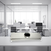 Diffuseur linéaire carré dissimulé et amovible avec boîtier de plénum en aluminium pour usage extérieur moderne en entrepôt ou bureau