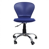 Chaise de bureau ergonomique pivotante moderne et simple, réglable en hauteur, en plastique, pour salle à manger, usage informatique et réunions