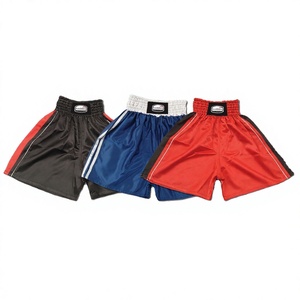 Shorts de Muay Thai et de Kick Boxing en Satin 100% Polyester de Qualité Supérieure, Couleurs et Tailles Personnalisables, Durables et à Haute Élasticité, Vente en Gros - Product Image 3