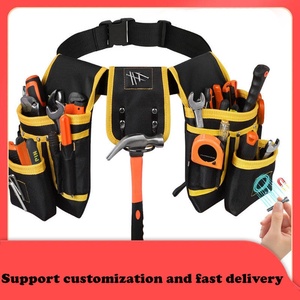 <span class=keywords><strong>Ceinture</strong></span> à outils magnétique multi-poches avec pochette à outils réglable - Product Image 2