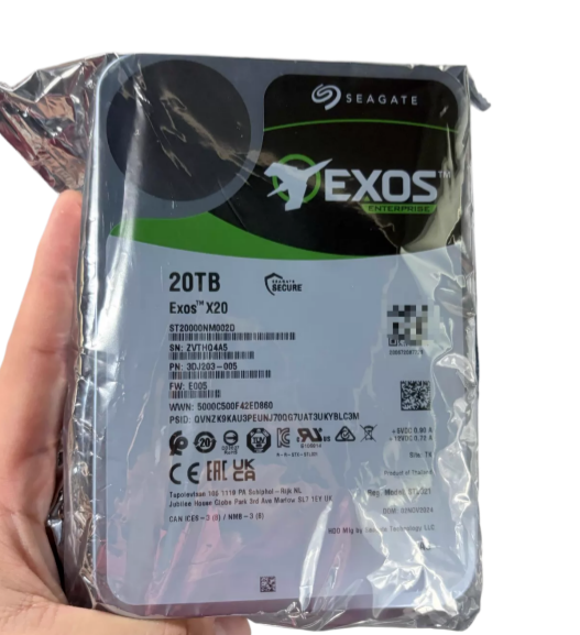 ST20000NM002D Exos X20 512E/4KN SAS 12Gb/s 20TB 7200RPM 256MB Enterprise Hard Drive,Mechanical Hard Disk HDD