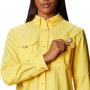 旅行キャンプハイキング用の女性用日焼け止めUVシャツ通気性と速乾性の釣りシャツ - Product Image 3