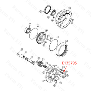 Nueva tendencia E135795 altamente duradero para retroexcavadora 580LE 580LPS 580LSP 580SLE 580XLT 590SLE 590SLP 590SM Stud - Product Image 4