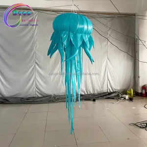 Personalizado Colorida Pendurada Jellyfish Stage Decoração De Casamento Medusa Inflável