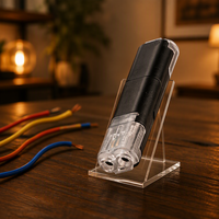 Connecteur de câblage électrique bidirectionnel, connecteur rapide pour LED, connecteur de câblage universel à 2 broches avec boucle de verrouillage